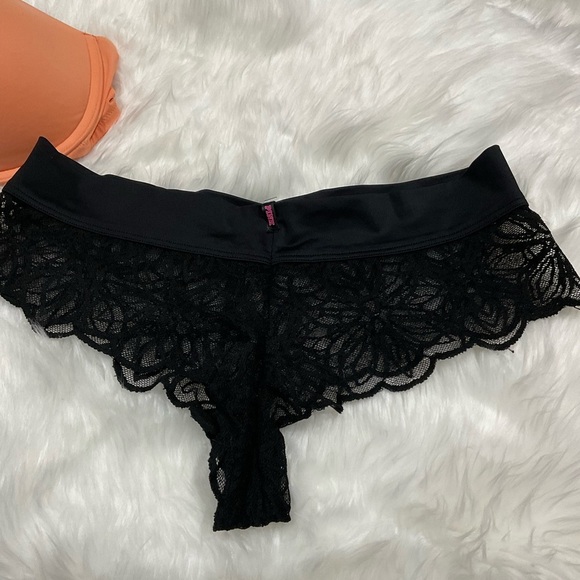 PINK Victoria's Secret Orange and Black Bra Intimates - Picture 6 of 11